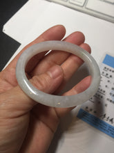 Load image into Gallery viewer, 49mm certified 100% natural Type A icy watery sunny green white yellow jadeite jade bangle BN70-9367