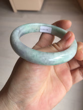 Load image into Gallery viewer, 59mm Certified Type A 100% Natural sunny green purple Jadeite Jade bangle BP40-1180