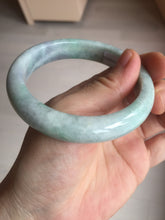 Load image into Gallery viewer, 59mm Certified Type A 100% Natural sunny green purple Jadeite Jade bangle BP40-1180