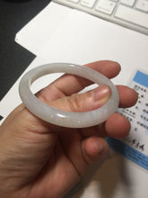 Load image into Gallery viewer, 49mm certified 100% natural Type A icy watery sunny green white yellow jadeite jade bangle BN70-9367