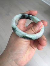 Load image into Gallery viewer, 53.9mm 100% natural Type A sunny green white purple jadeite jade bangle BN4-8233