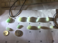 Load image into Gallery viewer, 100% Natural type A icy watery sunny green white yellow Jadeite Jade blessed melon(福瓜) pendant group AZ156 Add on item