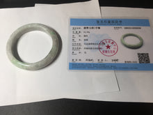Load image into Gallery viewer, 56.5mm 100% natural type A sunny green/white/purple jadeite jade bangle BM49-8039