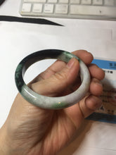 Load image into Gallery viewer, 53.2mm certificated Type A 100% Natural sunny green/brown/purple/black(FU LU SHOU, 福禄寿) Jadeite Jade bangle BG237-3302