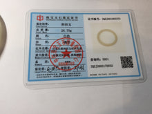 Load image into Gallery viewer, 56.3mm Certified 100% Natural Pale Lotus Pink (淡藕粉) & Gray Round-Cut Nephrite Jade Bangle HN145-3372