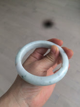Load image into Gallery viewer, 60.5mm Certified Type A 100% Natural light green/white/brown Jadeite Jade bangle AH81-0428