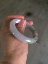 Load image into Gallery viewer, 52.8mm Certificated light green, white, purple, brown jadeite jade bangle K129-0614
