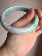 Load image into Gallery viewer, 59mm Certified Type A 100% Natural sunny green purple Jadeite Jade bangle BP38-1181