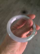 Load image into Gallery viewer, 52.8mm Certificated light green, white, purple, brown jadeite jade bangle K129-0614