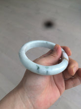 Load image into Gallery viewer, 60.5mm Certified Type A 100% Natural light green/white/brown Jadeite Jade bangle AH81-0428