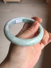 Load image into Gallery viewer, 59mm Certified Type A 100% Natural sunny green purple Jadeite Jade bangle BP38-1181