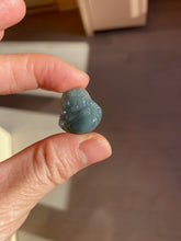Load image into Gallery viewer, 100% Natural blue gray green Guatemala jadeite Jade happy buddha pendant group BH58