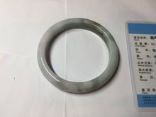 Load image into Gallery viewer, 60mm certificated Type A 100% Natural dark green/brown/purple/black Jadeite Jade bangle BG238-3280