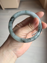 Load image into Gallery viewer, 56.9mm 100% natural Type A dark green Chinese painting (水墨) jadeite jade bangle AH94-4484