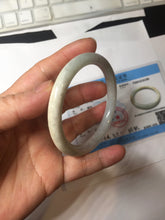Load image into Gallery viewer, 55mm certified Type A 100% Natural light green red brown round cut Jadeite Jade bangle PH204-6199