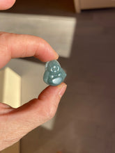 Load image into Gallery viewer, 100% Natural blue gray green Guatemala jadeite Jade happy buddha pendant group BH58