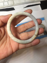Load image into Gallery viewer, 55mm certified Type A 100% Natural light green red brown round cut Jadeite Jade bangle PH204-6199