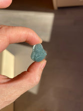 Load image into Gallery viewer, 100% Natural blue gray green Guatemala jadeite Jade happy buddha pendant group BH58