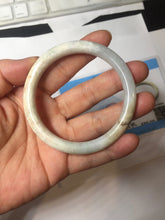 Load image into Gallery viewer, 55mm certified Type A 100% Natural light green red brown round cut Jadeite Jade bangle PH204-6199
