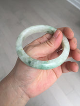 Load image into Gallery viewer, 55.5mm Certified 100% natural Type A fresh green yellow orange jadeite jade bangle BN1-6331