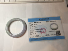 Load image into Gallery viewer, 54mm Certified Type A 100% Natural light green purple Jadeite Jade bangle PC98-9150