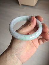 Load image into Gallery viewer, 57.2mm Certified Type A 100% Natural sunny green purple Jadeite Jade bangle BP43-0620