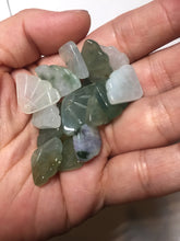 Load image into Gallery viewer, 18x11mm Type A 100% icy watery natural green blue purple white seashell/wing jadeite Jade Pendant necklace group F156