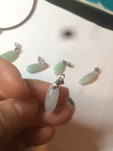 Load image into Gallery viewer, 100% Natural type A icy oily dark green Jadeite Jade seashell (福贝) pendant F146