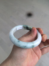 Load image into Gallery viewer, 58mm Certified Type A 100% Natural light green/purple/white/brown Jadeite Jade bangle AH80-0458