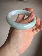 Load image into Gallery viewer, 56.5mm 100% natural type A green/white/purple/red (FU LU SHOU) jadeite jade bangle BP54-0621