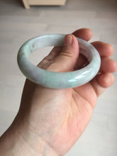 Load image into Gallery viewer, 56.5mm 100% natural type A green/white/purple/red (FU LU SHOU) jadeite jade bangle BP54-0621