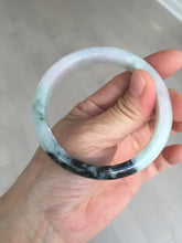 Load image into Gallery viewer, 57.2mm certified Type A 100% Natural icy watery light green sunny green purple Jadeite Jade bangle BQ64-5668