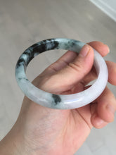 Load image into Gallery viewer, 60.2mm certified Type A 100% Natural icy watery light green sunny green purple Jadeite Jade bangle BQ66-5664