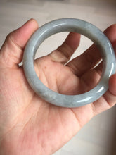 Load image into Gallery viewer, 57mm Certificated 100% natural type A light green/gray/black jadeite jade bangle BP53-5969