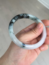 Load image into Gallery viewer, 60.2mm certified Type A 100% Natural icy watery light green sunny green purple Jadeite Jade bangle BQ66-5664