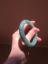 Load image into Gallery viewer, 56.5mm Certified Type A 100% Natural Woodland Green Jadeite Bangle AZ184-0432