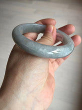 Load image into Gallery viewer, 57mm Certificated 100% natural type A light green/gray/black jadeite jade bangle BP53-5969