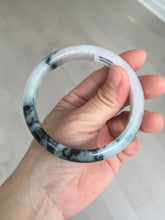 Load image into Gallery viewer, 60.2mm certified Type A 100% Natural icy watery light green sunny green purple Jadeite Jade bangle BQ66-5664