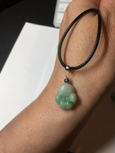 Load image into Gallery viewer, 100% Natural type A sunny green/purple doggy paw Jadeite Jade pendant AX146