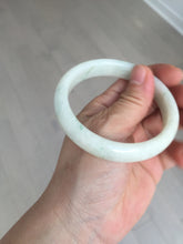 Load image into Gallery viewer, 58mm Certificate light green white orange green jadeite jade bangle BQ68(1013)