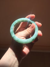 Load image into Gallery viewer, 56.7mm Certified Type A 100% Natural Woodland Green Jadeite Bangle AZ186-0427