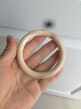 Load image into Gallery viewer, 53.8mm 100% natural beige yellow pink Coral Jade (珊瑚玉) bangle XY63