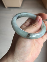 Load image into Gallery viewer, 52.3mm certified 100% natural Type A icy watery dark green jadeite jade bangle AH103-4490