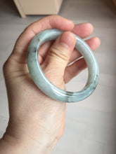 Load image into Gallery viewer, 52.3mm certified 100% natural Type A icy watery dark green jadeite jade bangle AH103-4490