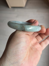 Load image into Gallery viewer, 52.3mm certified 100% natural Type A icy watery dark green jadeite jade bangle AH103-4490
