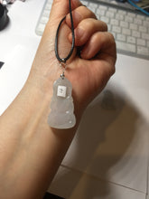 Load image into Gallery viewer, 100% Natural white light green jadeite Jade baby Buddha (宝宝佛) pendant group AU19