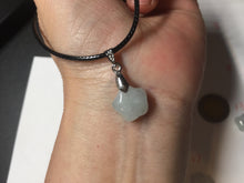 Load image into Gallery viewer, 12-13mm 100% Natural type A icy light green white purple 3D Jadeite Jade star pendant group BP3