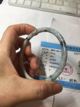 Load image into Gallery viewer, 60.2mm certified Type A 100% Natural sunny green red brown slim round cut Jadeite Jade bangle PH209-6198