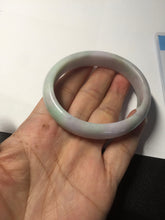 Load image into Gallery viewer, 51.5mm certified Type A 100% Natural sunny green purple oval Jadeite Jade bangle PC5-4031
