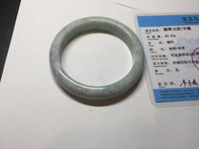 Load image into Gallery viewer, 59mm Certified Type A 100% Natural sunny green purple Jadeite Jade bangle BP38-1181